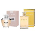 Ficha técnica e caractérísticas do produto Kit Perfume Cuté 100ml + Madame Isabelle 90ml La Rive