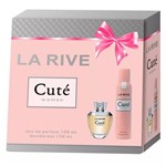 Ficha técnica e caractérísticas do produto Kit Perfume Feminino La Rive Cuté Eau de Toilette + Desodorante