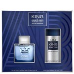 Ficha técnica e caractérísticas do produto Kit Perfume Masculino King Of Seduction Antonio Banderas Eau de Toilette 100ml + Desodorante 150ml
