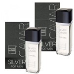 Ficha técnica e caractérísticas do produto Kit 2 Perfumes Paris Elysees - Silver Caviar