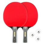 Ficha técnica e caractérísticas do produto Kit Ping Pong 2 Raquetes Sport + 3 Bolas Cornilleau