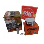 Ficha técnica e caractérísticas do produto Kit Pistão Kmp Anéis Rik Premium 0.25 Cg150 2004 Bros 150 06