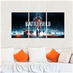Ficha técnica e caractérísticas do produto Kit Placa Decorativa Battlefield 4 - 20X30cm