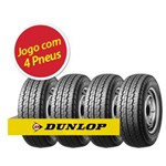 Ficha técnica e caractérísticas do produto Kit Pneu Aro 15 Dunlop 195/70 SP LT30 104/102S 4 Unidades