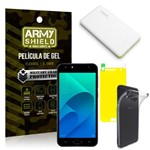Ficha técnica e caractérísticas do produto Kit Powerbank Asus Zenfone 4 Selfie ZD553KL 5.5 Powerbank + Película + Capa - Armyshield