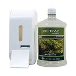 Ficha técnica e caractérísticas do produto Kit Premisse Sabonete Líquido Erva Doce 1l Dispenser Branco C19330