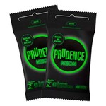 Ficha técnica e caractérísticas do produto Kit Preservativo Prudence Neon 6 Unidades