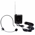 Megafone Portatil Amplificador Kit Professor com Radio Fm, Microfone e Usb e Sd Recarregavel - Import