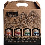 Ficha técnica e caractérísticas do produto Kit Promocional Cerveja Brasileira Backer - 355ml
