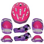 Ficha técnica e caractérísticas do produto Kit Proteção 7 Itens Skate Rollers Bicicleta Patins