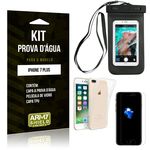 Ficha técnica e caractérísticas do produto Kit Prova D'água Apple IPhone 7 Plus Capa a Prova D'água + Capa + Película de Vidro - Armyshield