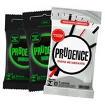 Ficha técnica e caractérísticas do produto Kit Prudence Neon + Extra Grande Ultra Sensível 12 Preservativos