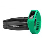 Ficha técnica e caractérísticas do produto Kit Pulseira Garminfit Verde com Monitor Cardíaco Usb e Bluetooth