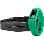Kit Pulseira Inteligente Vivofit Verde Garmin + Monitor Cardíaco