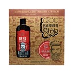 Ficha técnica e caractérísticas do produto Kit QOD Barber Shop Beer Shampoo 3 em 1 + Cera Killer 70g