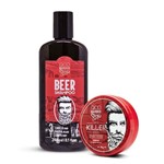 Ficha técnica e caractérísticas do produto Kit QOD Barber Shop Shampoo de Cerveja e Pomada Capilar Killer