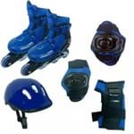 Ficha técnica e caractérísticas do produto Kit Radical Rollers Completo Tamanho M Bel Fix Azul