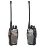 Kit Radio Comunicador Walk Talk Baofeng Bf-A5 + Fone Ouvido