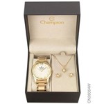 Relógio Champion Prateado e Dourado Feminino Cn28142b
