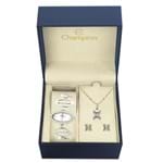 Ficha técnica e caractérísticas do produto Kit Relógio Champion Feminino Passion - Ca20992w
