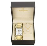 Ficha técnica e caractérísticas do produto Kit Relógio Champion Feminino Passion - Ch25696w