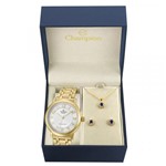 Ficha técnica e caractérísticas do produto Kit Relógio Champion Feminino Passion - CN29945W