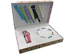 Ficha técnica e caractérísticas do produto Kit Relógio com 8 Pulseiras MODEL 7 - Shiny Toys