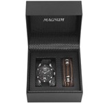 Ficha técnica e caractérísticas do produto Kit Relógio Magnum Scubadiver Masculino MA30865C