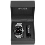 Ficha técnica e caractérísticas do produto Kit - Relógio Masculino - Magnum Analógico MA32890C - Preto