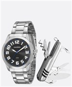 Ficha técnica e caractérísticas do produto Kit Relógio Masculino Mondaine 99130G0MVNE1