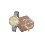 Ficha técnica e caractérísticas do produto Kit Relógio Mondaine Feminino 53668LPMVBE3K1 com Pulseira