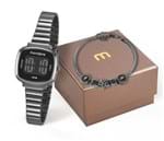Ficha técnica e caractérísticas do produto Kit Relógio Mondaine Feminino 53717LPMVPE3K1 com Pulseira Digital