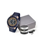 Ficha técnica e caractérísticas do produto Kit Relógio Speedo Masculino + Caixa de Som Bluetooth 80601g0evnp3k1