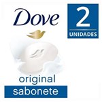 Ficha técnica e caractérísticas do produto Kit Sabonete Dove Branco Regular 90g - 2 Unidades