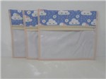 Ficha técnica e caractérísticas do produto Kit Saquinho Maternidade Nuvem Fofa - 3 Peças - Alinhado Baby