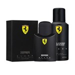 Ficha técnica e caractérísticas do produto Kit Scuderia Ferrari Black Masculino EDT 125 Ml + Desodorante 150 Ml - 125 ML