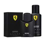 Ficha técnica e caractérísticas do produto Kit Scuderia Ferrari Black Masculino Edt 75 Ml + Desodorante 150 Ml