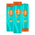 Ficha técnica e caractérísticas do produto Kit Seda Bomba de Argan Shampoo + Condicionador Creme de Pentear 300ml