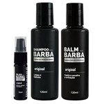 Ficha técnica e caractérísticas do produto Kit Shampoo + Balm + Óleo para Barba Usebarba - Preto - 120ml