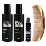 Ficha técnica e caractérísticas do produto Kit Shampoo + Balm + Óleo + Pente de Madeira U para Barba Usebarba