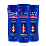 Ficha técnica e caractérísticas do produto Kit 3 Shampoo Clear Queda Control 200ml