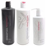 Ficha técnica e caractérísticas do produto Kit Shampoo Condicionador e Máscara Sebastian Penetraitt