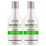 Ficha técnica e caractérísticas do produto Kit Shampoo + Condicionador Inoar Cicatrifios - 250 Ml