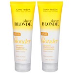 Ficha técnica e caractérísticas do produto Kit Shampoo + Condicionador John Frieda Sheer Blonde Go Blonder Lightening