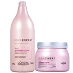 Ficha técnica e caractérísticas do produto Kit Shampoo e Máscara Loreal Vitamino Color Resveratrol