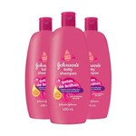 Ficha técnica e caractérísticas do produto Kit Shampoo Johnson`s Baby Gotas de Brilho