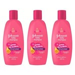 Ficha técnica e caractérísticas do produto Kit Shampoo Johnson´s Baby Gotas de Brilho