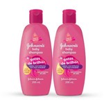 Ficha técnica e caractérísticas do produto Kit Shampoo Johnsons Baby Gotas de Brilho