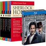 Ficha técnica e caractérísticas do produto Kit Sherlock Holmes - 5 Livros + Blu-ray