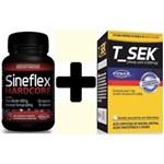 Ficha técnica e caractérísticas do produto Kit Sineflex Hardcore + T-Sek - Power Supplements - 150 Cápsulas + 120 G